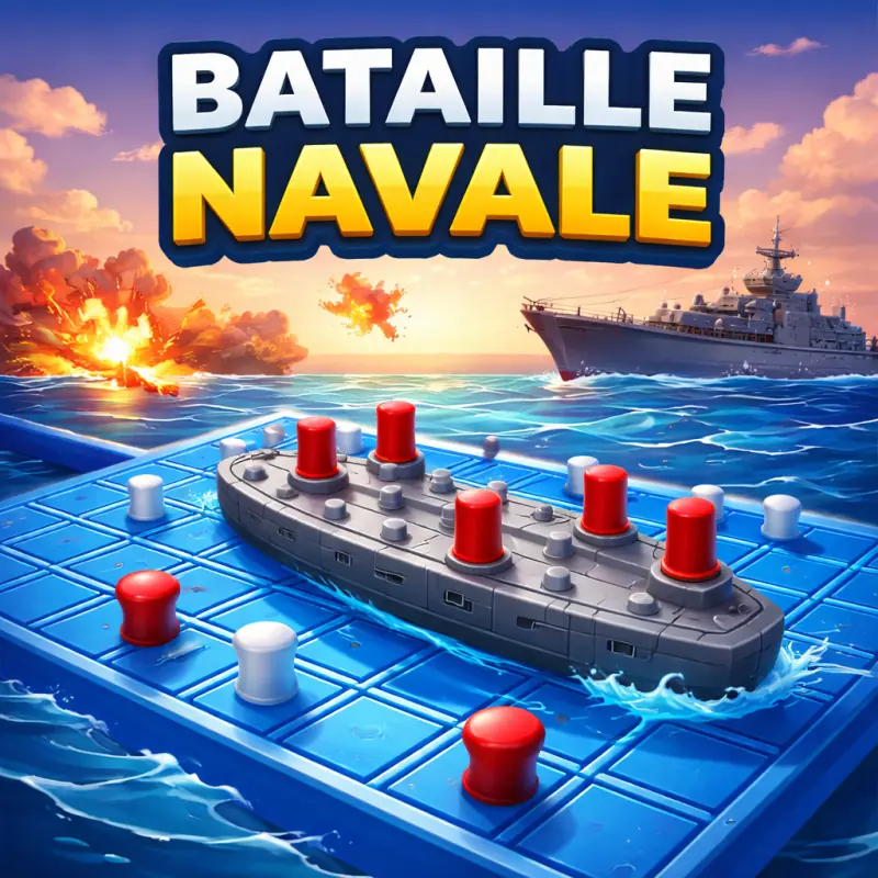 Bataille Navale en ligne : grille 10x10 et flotte de navires à couler